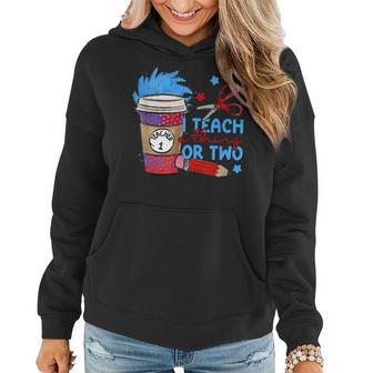 I Teach A Thing Or Two Dr Coffee Teacher Women Hoodie | Mazezy