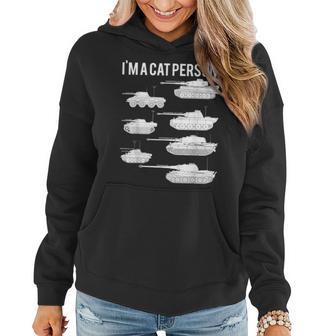 Im A Cat Person German Cats Tanks Distressed Women Hoodie - Thegiftio UK