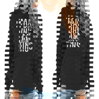 Im Adam Doing Adam Things Funny Christmas Gift Idea Women Hoodie | Seseable UK