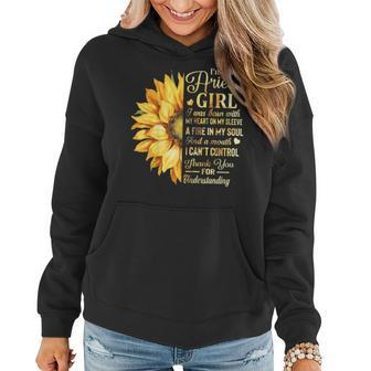 Im An Aries Girl Sunflower Birthday Gift Women Hoodie | Mazezy