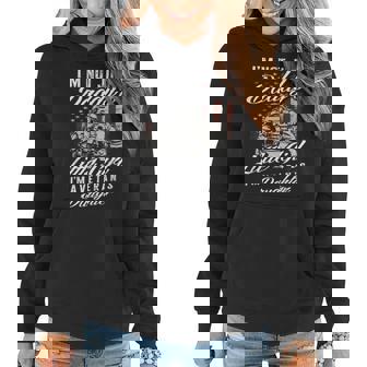 Im Not Just Dads Little Girl Im A Veterans Daughter Women Hoodie | Seseable UK