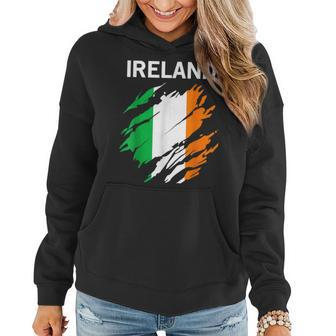 Ireland St Patricks Day Irish Flag Women Hoodie - Seseable