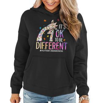Its Ok To Be Different Autism Awareness Acceptance Be Kind Women Hoodie | Mazezy