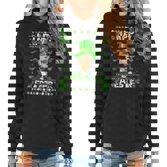 Joe Biden Easter Confused St Patricks Day Men Women Funny Women Hoodie - Seseable