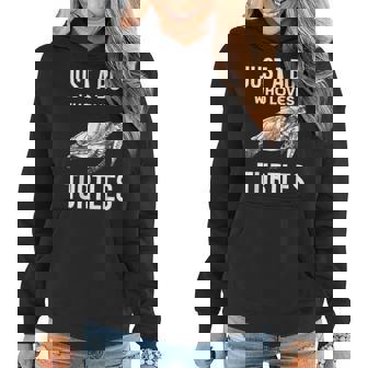 Just A Boy Who Loves Turtles Zoo Keeper Boys Gift Sea Turtle Women Hoodie | Mazezy