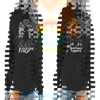 Just A Good Mom With A Hood Playlist For Lovers Mothers Day Women Hoodie | Mazezy