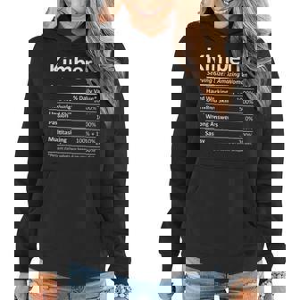 Kimberly Nutrition Personalized Name Funny Christmas Gift Women Hoodie | Mazezy