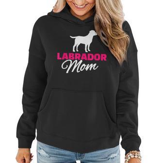 Labrador Mom Hoodie mit Hunde-Silhouette, Ideal für Hundefreundinnen - Seseable