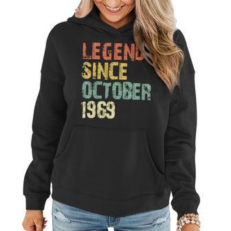 Legend Since October 1969 50Th Birthday Gift 50 Years Old Women Hoodie | Mazezy