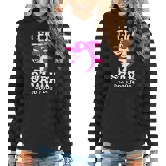 Lela Shark For Mother Grandma Birthday Halloween Christmas Women Hoodie | Mazezy