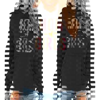 Leopard Girl Mom For Mothers Day - Mom Of Girls Women Hoodie - Thegiftio UK