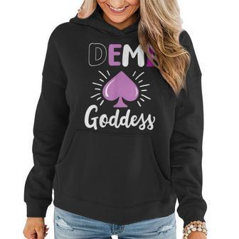 Lgbtq Demisexual Flag Demi Goddess Ace Pride Asexual Women Hoodie | Mazezy