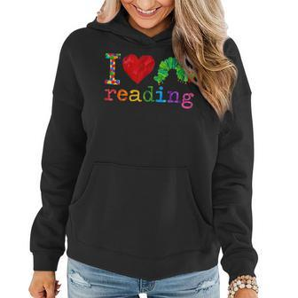 Librarian - I Love Reading - Hungry Caterpillar - Teacher Women Hoodie | Mazezy