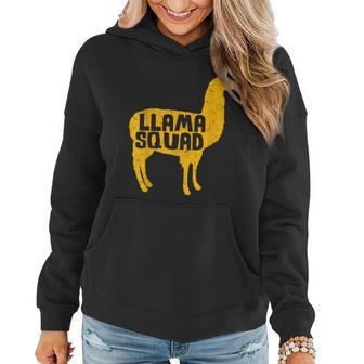 Llama Squad For Boys Girls & Adults Who Love Llamas Women Hoodie | Mazezy