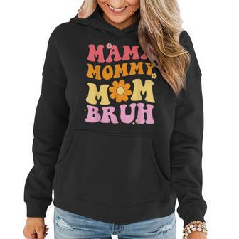 Ma Mama Mom Bruh Leopard Funny Mothers Day Women Mom Women Hoodie | Mazezy