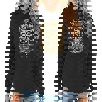 Made In 1963 60 Years Of Being Awesome 60Th Birthday Women Hoodie | Mazezy