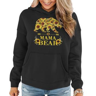 Mama Bear Sunflower Mothers Day Gift Women Hoodie - Seseable