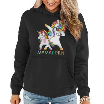 Mamacorn Unicorn Dabbing Costume Mom For Mothers Day Women Hoodie - Seseable