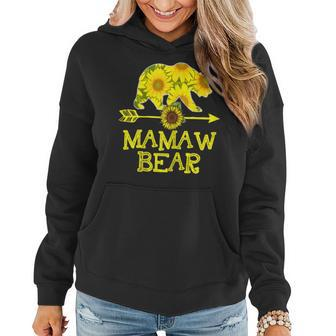 Mamaw Bear Sunflower Mother Father Gift Gift For Womens Women Hoodie | Mazezy
