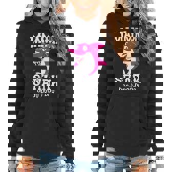 Mamma Shark For Mother Grandma Birthday Halloween Christmas Women Hoodie | Mazezy