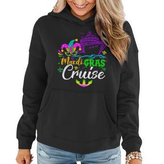 Mardi Gras Cruise 2022 Carnival Matching New Orleans Women Hoodie Graphic Print Hooded Sweatshirt - Thegiftio UK