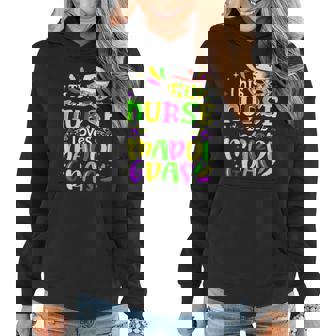 Mardi Gras Nurse This Nurse Loves Mardi Gras Funny Colorful Women Hoodie - Seseable