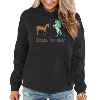 Me As Aunt Other Aunts Horse Unicorn Lover Cute Funny Gift Women Hoodie | Mazezy