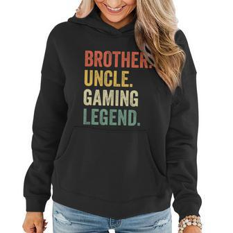 Mens Funny Gamer Brother Uncle Gaming Legend Vintage Video Game Tshirt Women Hoodie - Monsterry CA