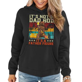 Mens Its Not A Dad Bod Its Father Figure Funny Bear Beer Lovers Women Hoodie - Thegiftio UK