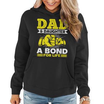 Mens Papa & Daughter - A Bond For Life - Fathers Day Women Hoodie - Thegiftio UK