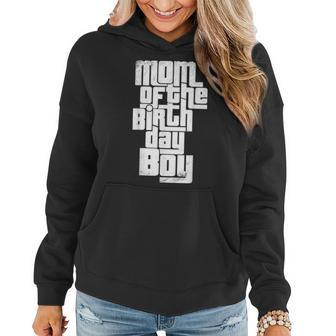Mom Of The Birthday Boy Family Matching Party Women Hoodie | Mazezy