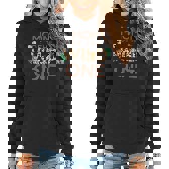 Mom Of The Wild One Animal Safari 1St Birthday Theme Family Women Hoodie - Seseable