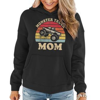 Monster Truck Mom Vintage Monster Truck Retro Women Hoodie - Seseable
