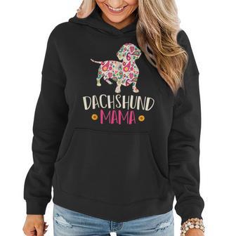 Mothers Day Gift Wiener Mom Weenie Dog Vintage Dachshund Women Hoodie - Seseable