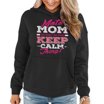Moto Mom - Funny Motocross Dirt Bike Women Hoodie - Thegiftio UK