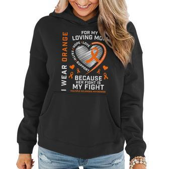 Ms Gifts Apparel Mother Mom Multiple Sclerosis Awareness Women Hoodie | Mazezy
