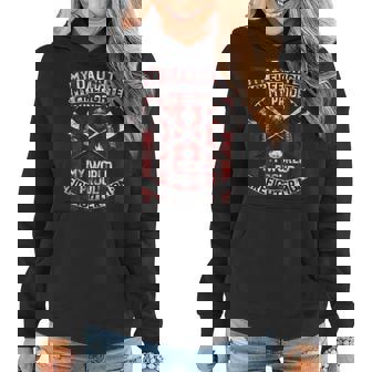 My Daughter My Firefighter Hero | Proud Firefighter Mother Women Hoodie - Seseable