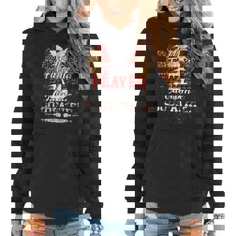 My Favorite Baseball Player Call Me Godfather Fathers Day Women Hoodie - Thegiftio UK