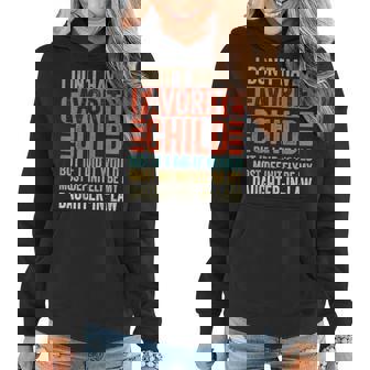 My Favorite Child - Most Definitely My Daughter-In-Law Funny Women Hoodie | Mazezy
