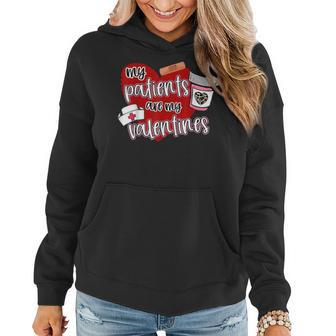 My Patients Are My Valentine Respiratory Therapist Cute Women Hoodie - Seseable