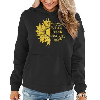 My Son In Law Is My Favorite Child Sunflower Mother-In-Law Women Hoodie | Mazezy
