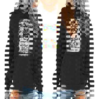 National Hispanic Heritage Month Messy Bun Countries Flags Women Hoodie Graphic Print Hooded Sweatshirt - Thegiftio