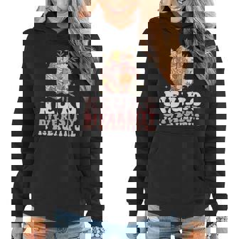 Neurodiversity Is Beautiful Floral Brain Groovy Retro Autism Women Hoodie | Mazezy