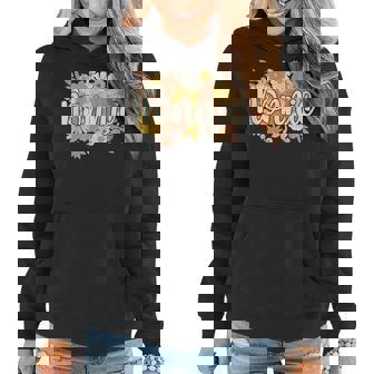 Nonnie Grandmother Flowers Nonnie Grandma Women Hoodie | Mazezy