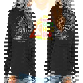 One Month Cant Hold Our Black History Afro Melanin Queen Women Hoodie - Seseable