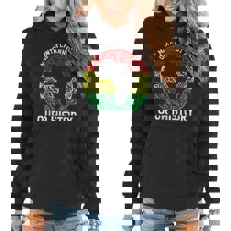 One Month Cant Hold Our History African Black History Month V2 Women Hoodie - Seseable