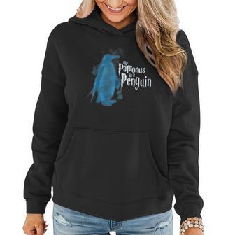 Original My Patronus Is A Penguin Halloween Costume Wizard Shirt Women Hoodie Graphic Print Hooded Sweatshirt - Thegiftio UK