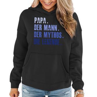 Papa Mythos Legende Geburtstag Langarm Hoodie, Besonderes Design - Seseable