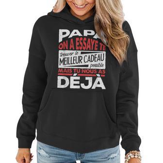 Papa Zum Vatertag Geschenk Für Papa Geburtstag Vater V6 Frauen Hoodie - Seseable