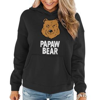 Papaw Bear Funny Gift Christmas Women Hoodie Graphic Print Hooded Sweatshirt - Thegiftio UK